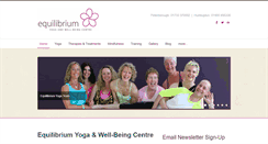 Desktop Screenshot of equilibriumyoga.co.uk